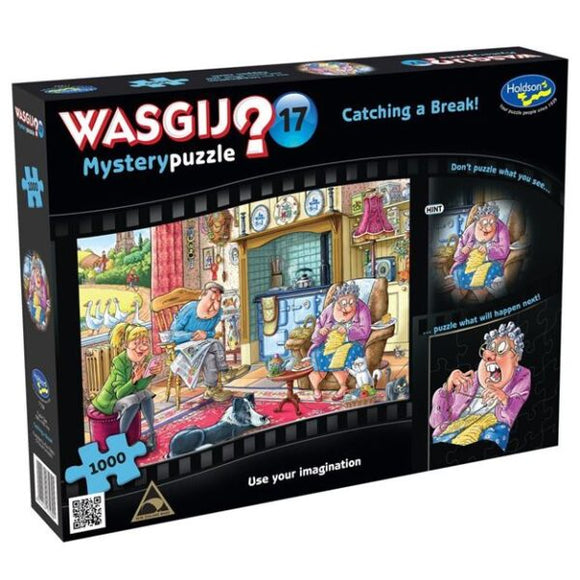 Wasgij? 1000pc Mystery Jigsaw Puzzle #17 Catching A Break