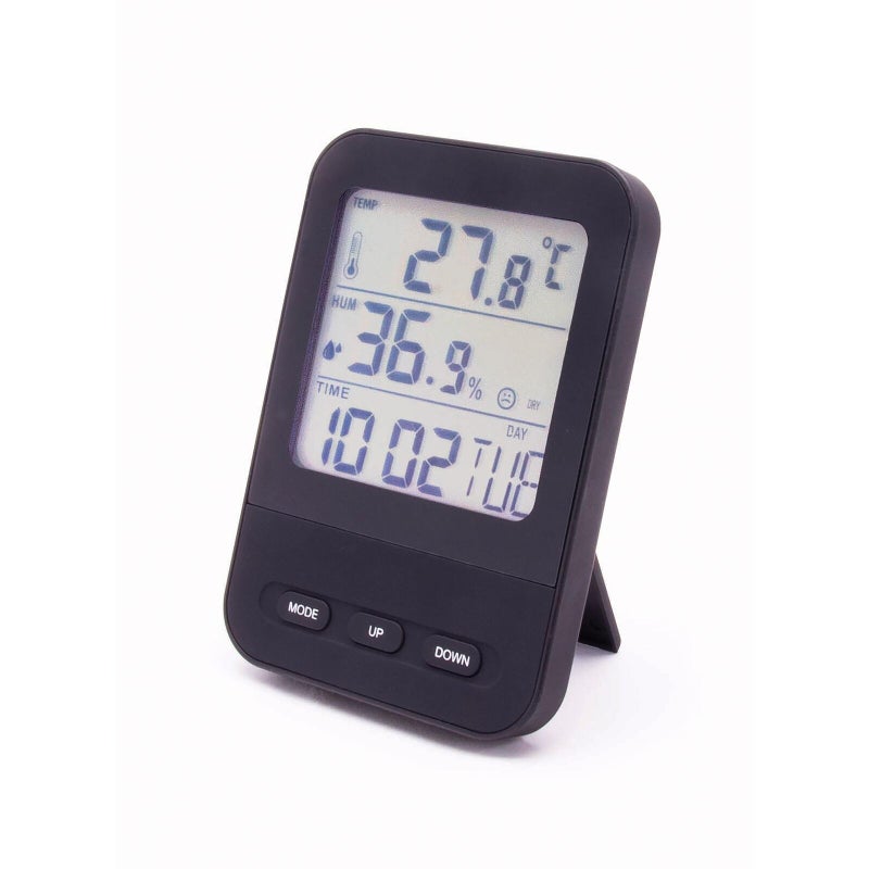 The Executive Collection Climate Clock Digital Weather Station & Alarm