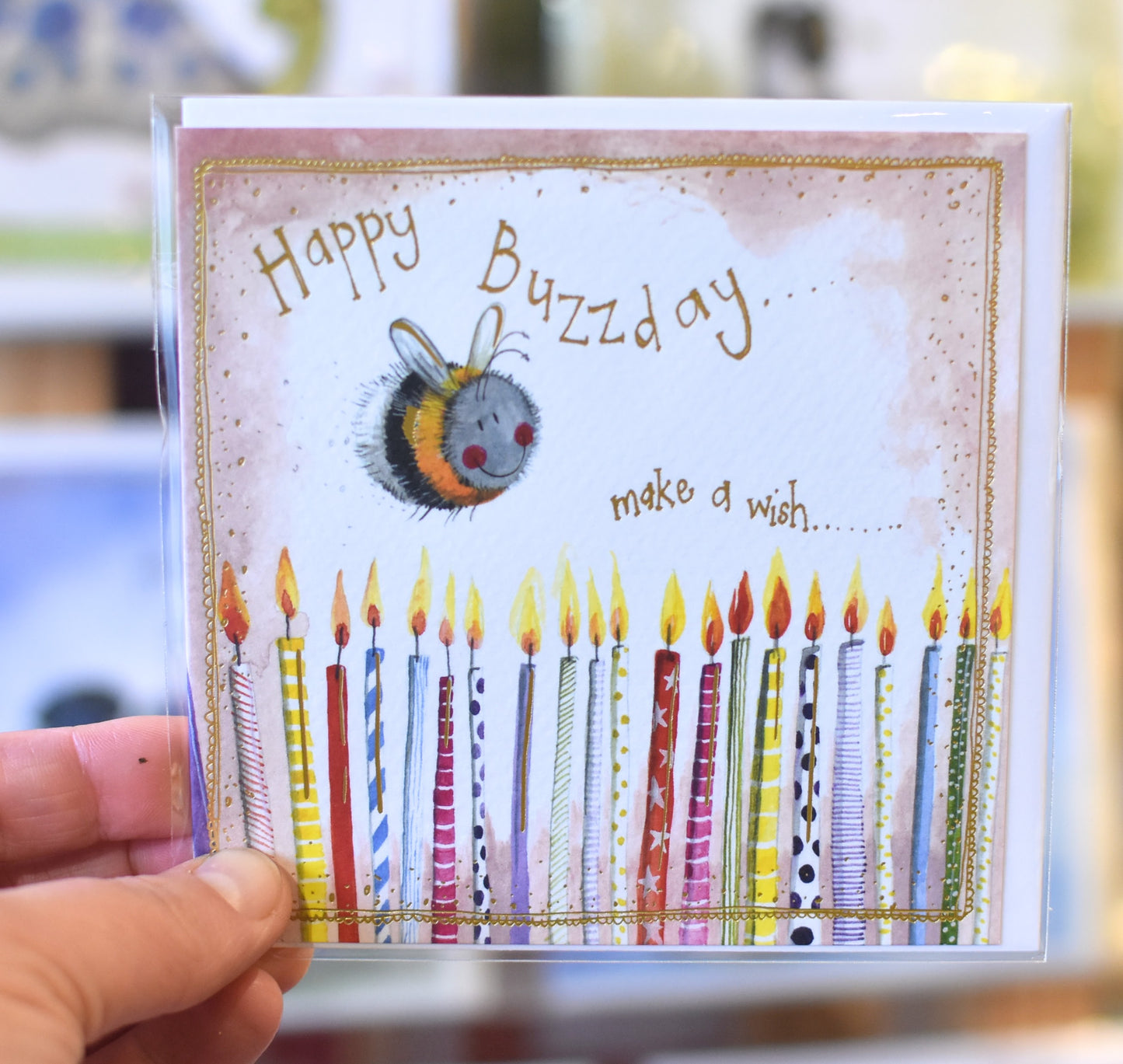 Alex Clark Greeting Card Sunshine Buzzday Small