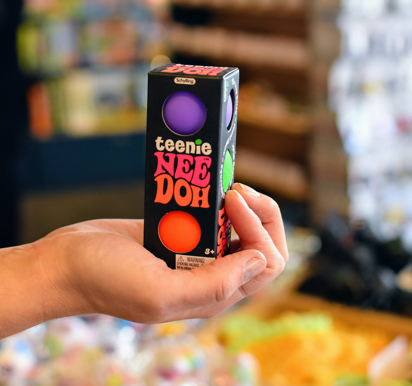 NeeDoh Teenie Set of 3 Small Squeezy Balls