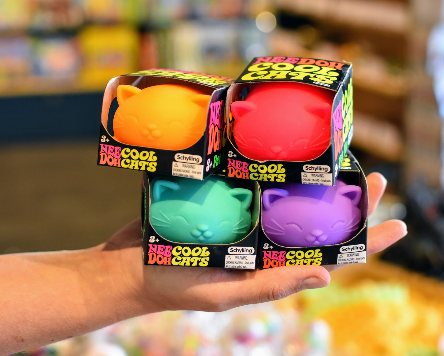 NeeDoh Squeezy Cool Cats