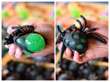 Black Gel Orb Filled Squishy Spider Sensory Toy