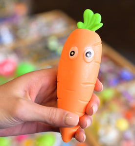 Mouldable Carrot Sand Filled Sensory Toy