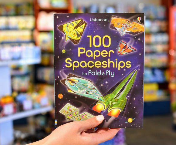 100 Paper Spaceships To Fold And Fly Softcover Activity Book