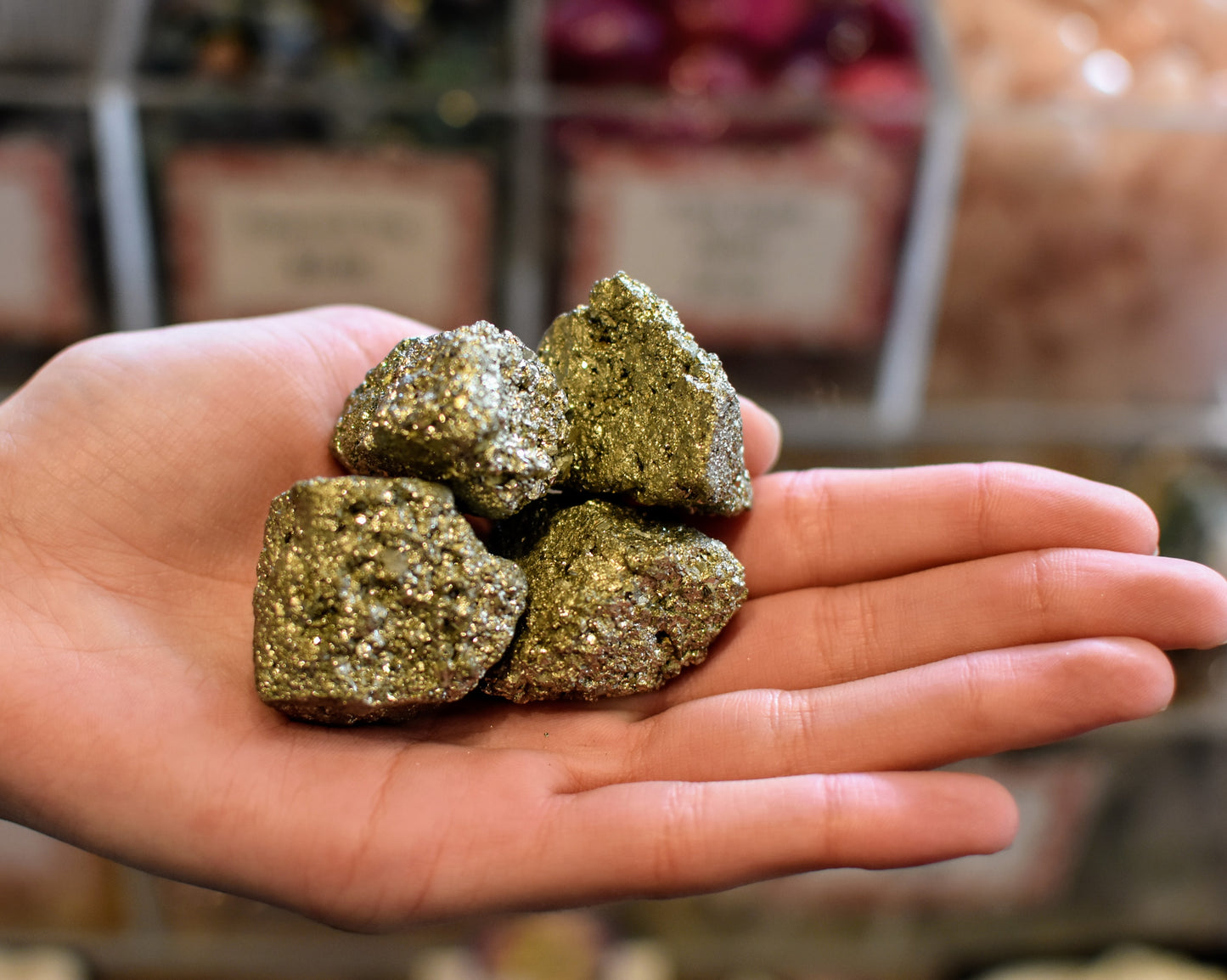 Fools Gold Pyrite Cluster Large