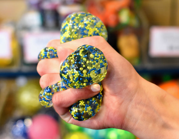 Galaxy Squeeze Gel Orb & Foam Squishy Ball Sensory Toy