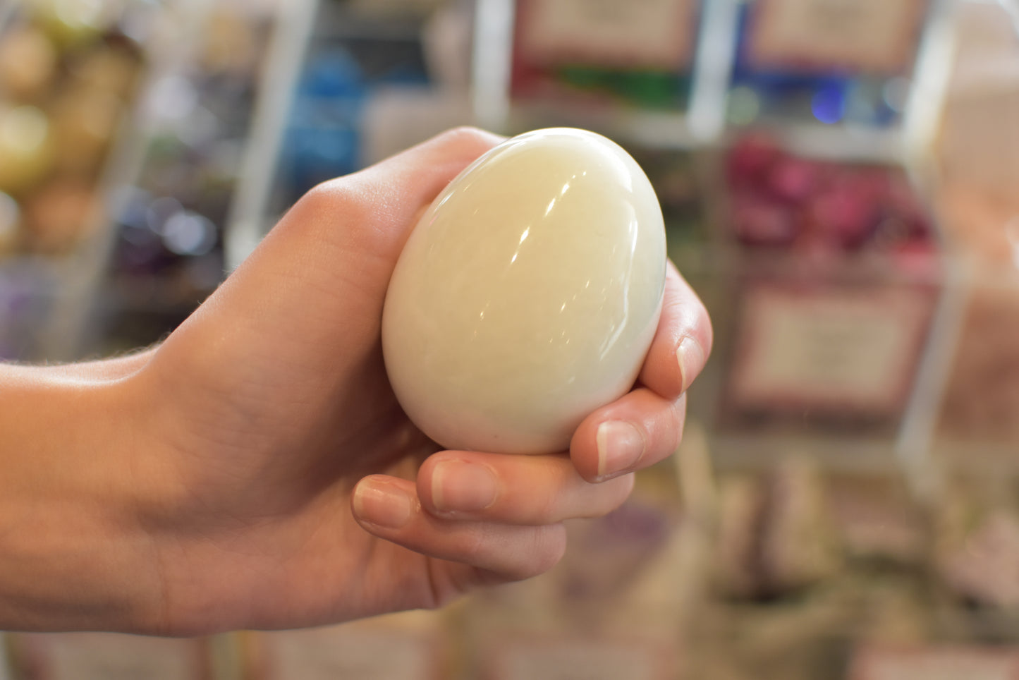 Marble Agate Egg Large 7.5cm Assorted