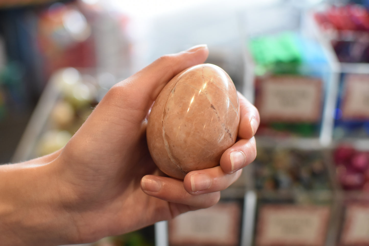 Marble Agate Egg Large 7.5cm Assorted