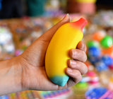 Stretchy Rainbow Sand Filled Banana Sensory Toy