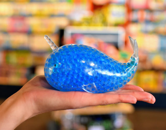 Squishy Gel Orb Narwhal Sensory Toy