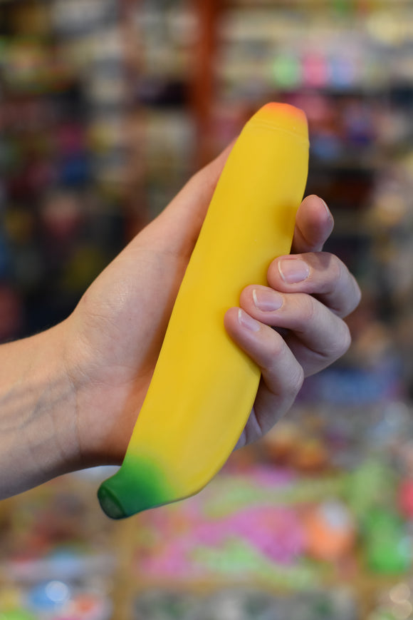 Stretch Banana Soft Cotton Filled Sensory Toy