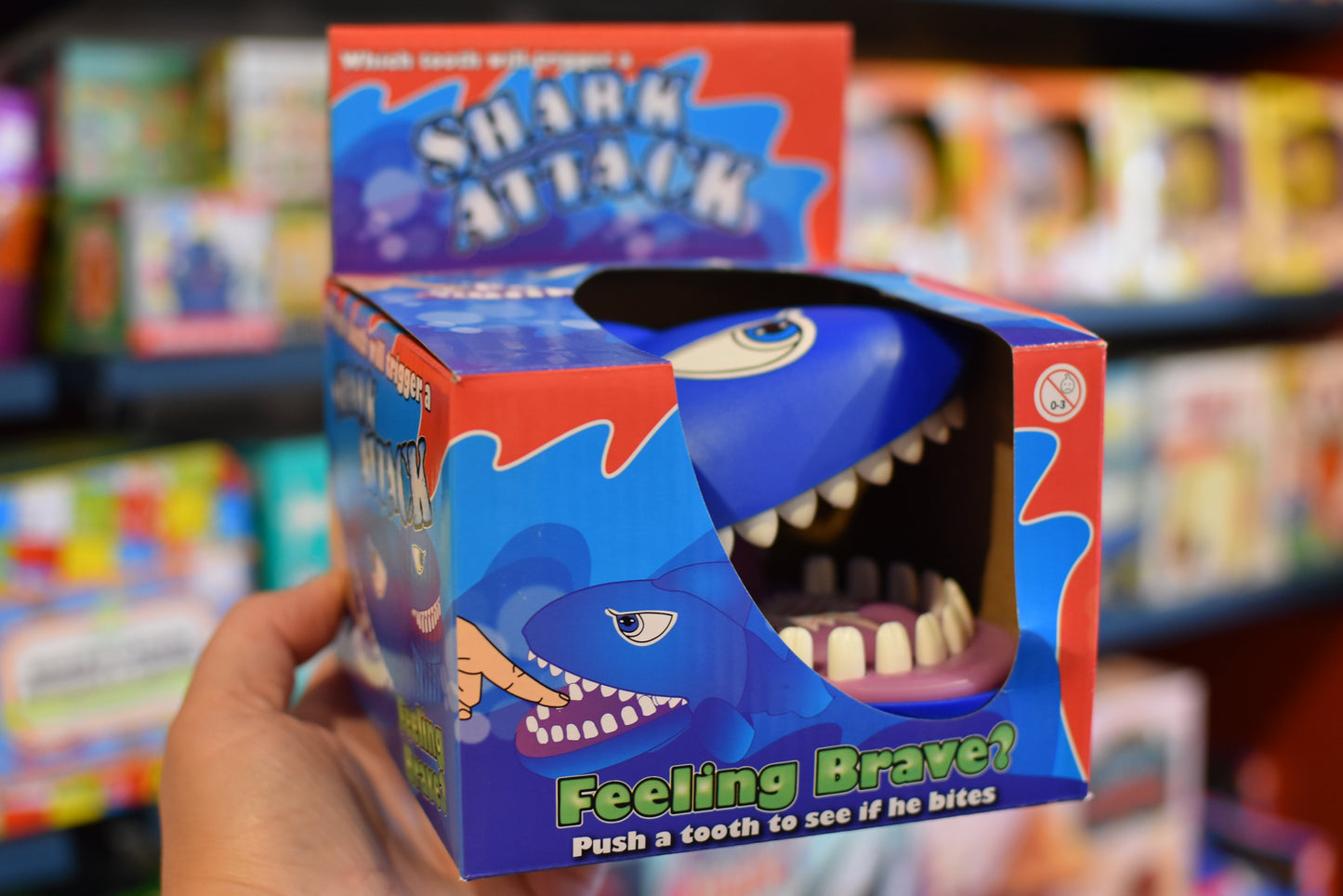 Shark Attack, Feeling Brave? Children's Popping Teeth Tabletop Board Game
