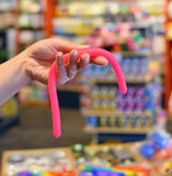 Stretchy Monkey Noodle String Sensory Toy Assorted Plain Colours Sensory Fidget Toy