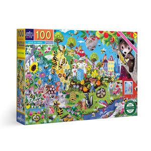 eeBoo 100pc Jigsaw Puzzle Love Of Bees