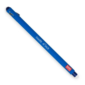 Legami Erasable Pen Shark Blue Ink