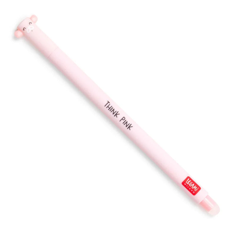 Legami Erasable Pen Piggy Pink Ink