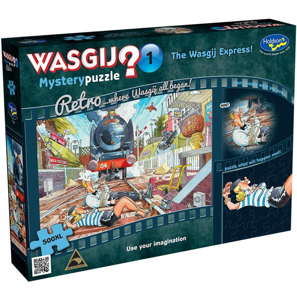 Wasgij? 500pc Jigsaw Puzzle Retro Mystery #1 The Wasgij Express!