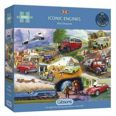 Gibsons 1000pc Jisaw Puzzle Iconic Engines