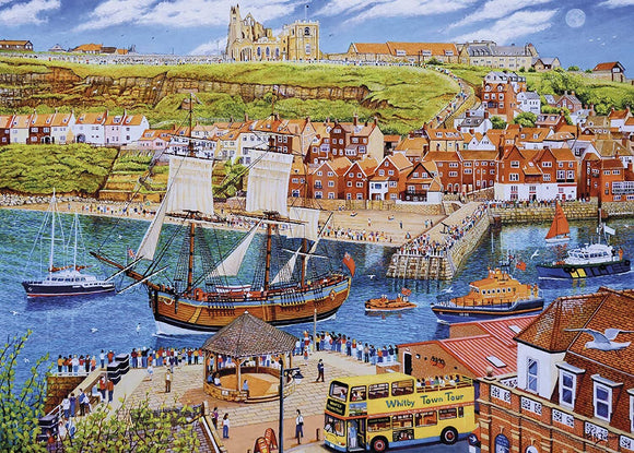 Gibsons 1000pc Jigsaw Puzzle Endeavour, Whitby