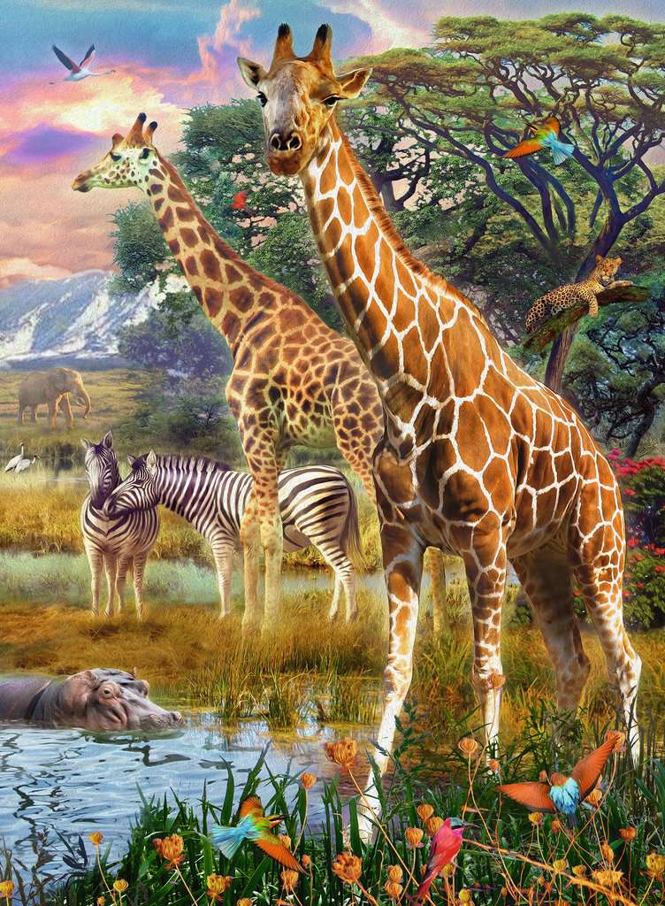 Ravensburger 150pc Jigsaw Puzzle Giraffes in Africa