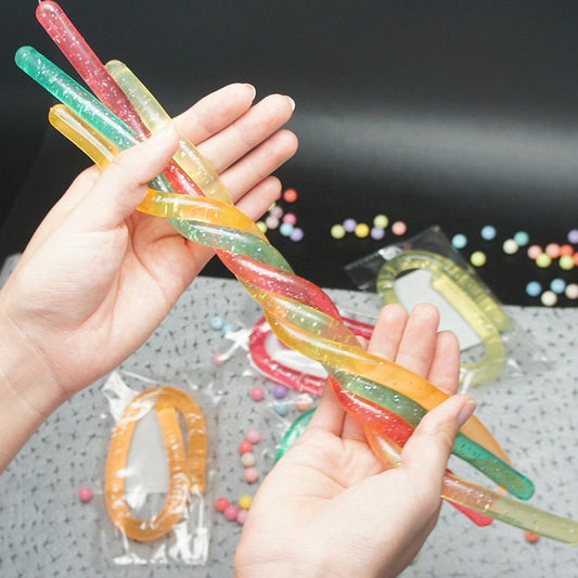 Monkey Noodle Stretchy Sensory String With Glitter