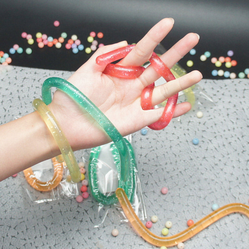 Monkey Noodle Stretchy Sensory String With Glitter