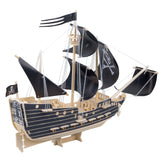 Heebie Jeebies Queen Anne s Revenge Pirate Ship Wooden Boat Construction Kit