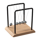 Heebie Jeebies 14cm Newtons Cradle Wood Base