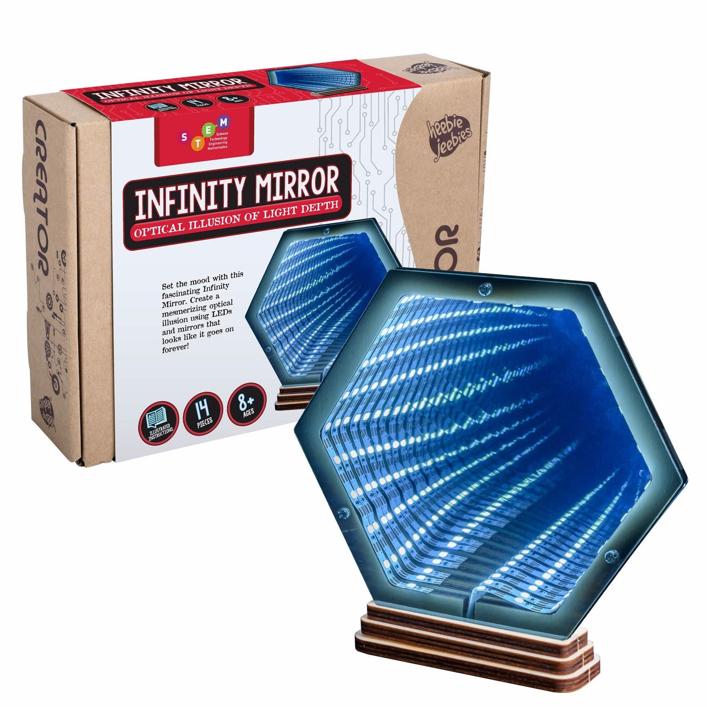 Heebie Jeebies Creator Infinity Mirror DIY Lighting Illusion