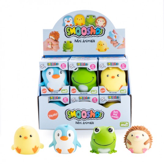 Smooshos Mini Animals Assorted Penguin, Duck, Frog or Hedgehog