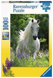 Ravensburger 100pc Jigsaw Puzzle Horse in Flowers