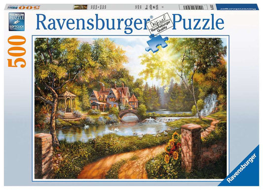 Ravensburger 500pc Jigsaw Puzzle Cottage By The River