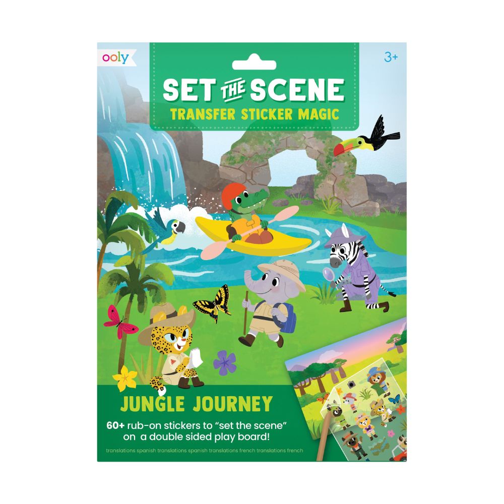 Ooly Transfer Sticker Set Jungle
