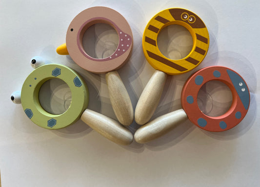 Kaper Kidz Wooden Magnifying Glass Assorted Patterns