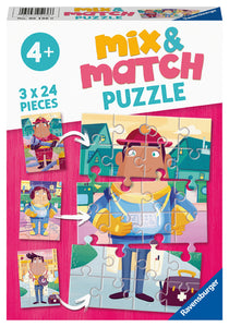 Ravensburger 3x24pc Jigsaw Puzzle Mix & Match Job Swap