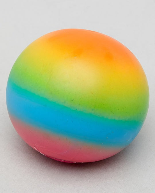 Squeezy Rainbow Ball Jumbo 10cm Sensory Toy