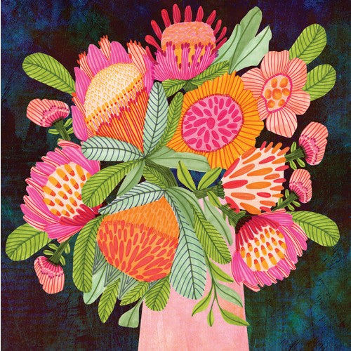 Kirsten Katz Greeting Card Bush Blooms