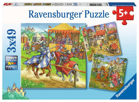 Ravensburger 3x49pc Jigsaw Puzzle Life of the Knight