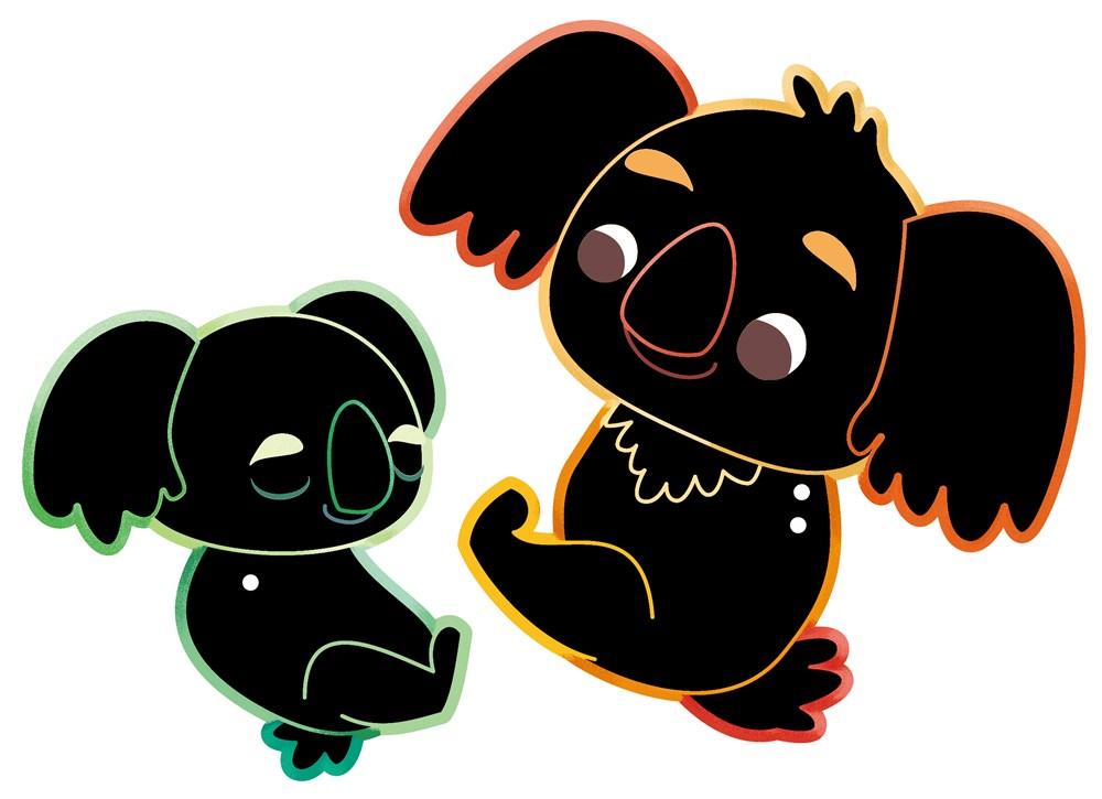 Avenir Scratch and Reveal Koalas & Kangaroos