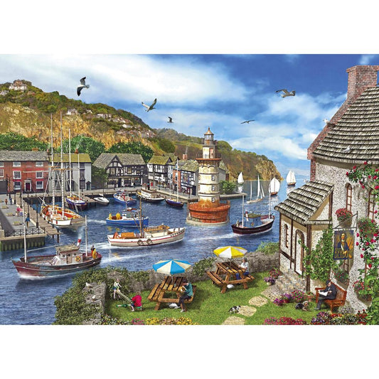 Gibsons 1000pc Jigsaw Puzzle Lighthouse Bay