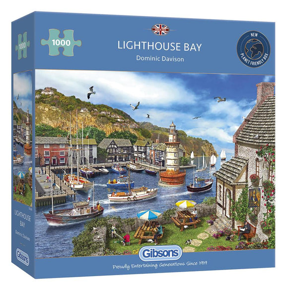 Gibsons 1000pc Jigsaw Puzzle Lighthouse Bay