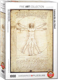 Eurographics 1000pc Jigsaw Puzzle Da Vinci Vitruvian Man