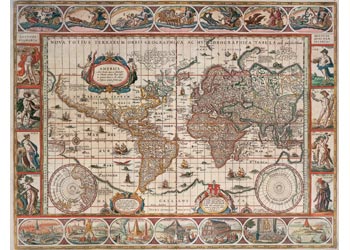 Ravensburger 2000pc Jigsaw Puzzle Map of the World 1650