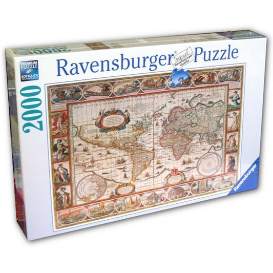 Ravensburger 2000pc Jigsaw Puzzle Map of the World 1650