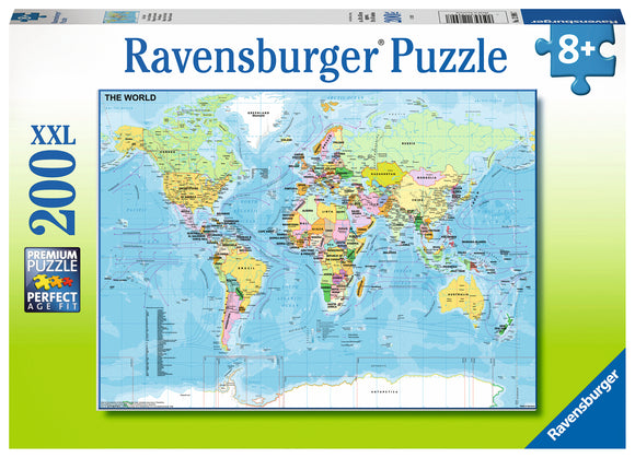 Ravensburger 200pc Jigsaw Puzzle Map of the World