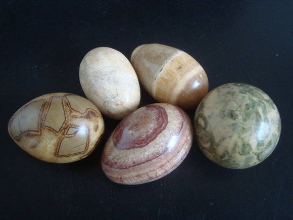 Marble Agate Egg Small  Assorted