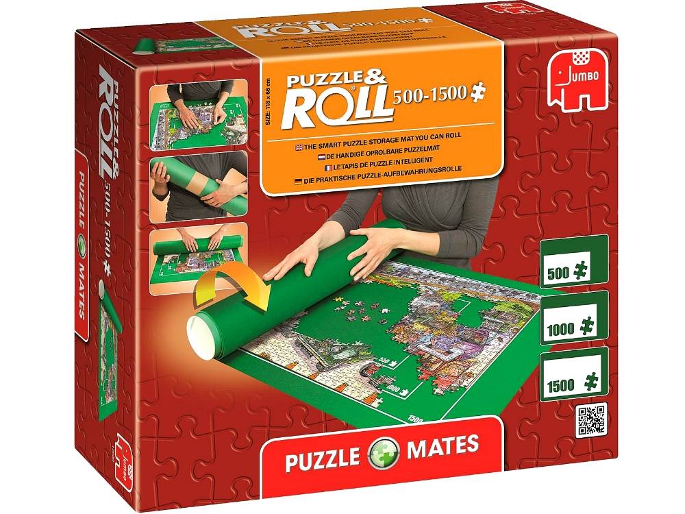 Jumbo Jigsaw Puzzle Roll Mat For 500-1500 Pieces