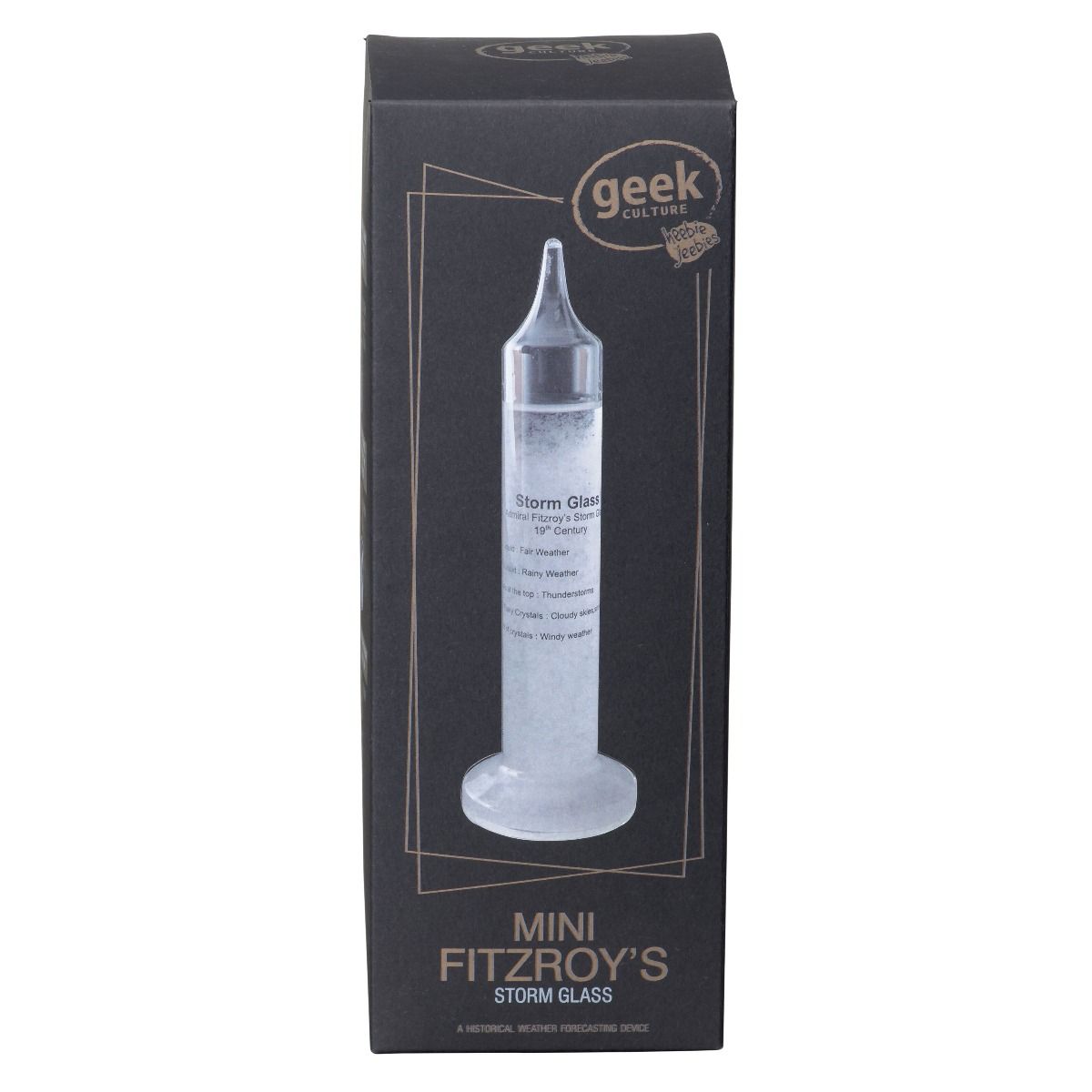 Heebie Jeebies Miniature Fitzroys Storm Glass