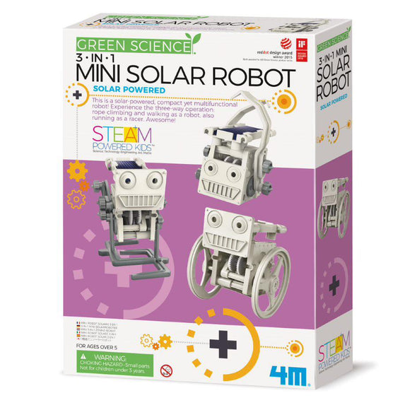4M Green Science 3 In 1 Mini Solar Robot