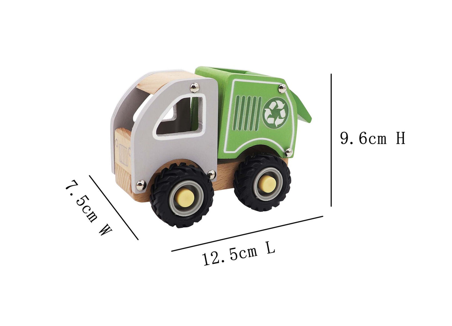 Calm & Breezy Wooden Recycle Truck